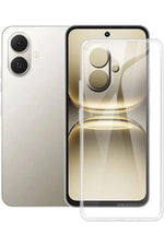 Load image into Gallery viewer, Tecno Spark Go 2 Uyumlu Kamera Korumalı Kılıf Darbe Önceleyici Şeffaf Transparan Esnek Silikon Kapak
