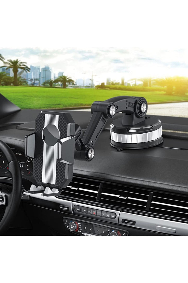 Araç içi Telefon Tutucu Ayarlanabilir Uzayabilen 360 Dönebilen Vantuzlu Cam ve Torpido için Uygun