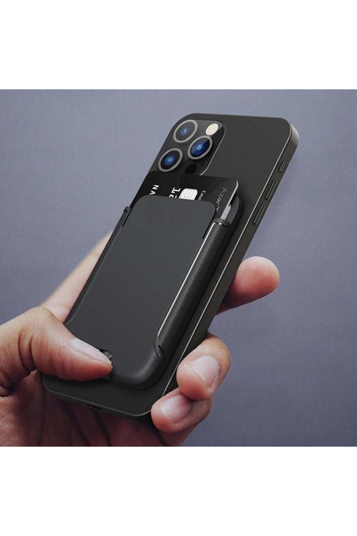 iPhone 12/13 Mini/14/15 Plus/16/17 Pro Max Uyumlu Magsafe Kartlık 3 Kart Kapasiteli Stand Olabilir