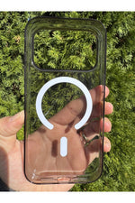 Load image into Gallery viewer, iPhone 17 Pro Uyumlu Kılıf Magsafe Sert Sararmaz Kamera Kenarı Koruyucu Dayanıklı Renkli Kapak
