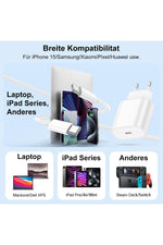 Load image into Gallery viewer, Apple Ipad Iphone 15/16 Plus/17 Pro Max Uyumlu 20w Hızlı Şarj Usb-c Type-c Pd Şarj Cihazı Şarj Aleti
