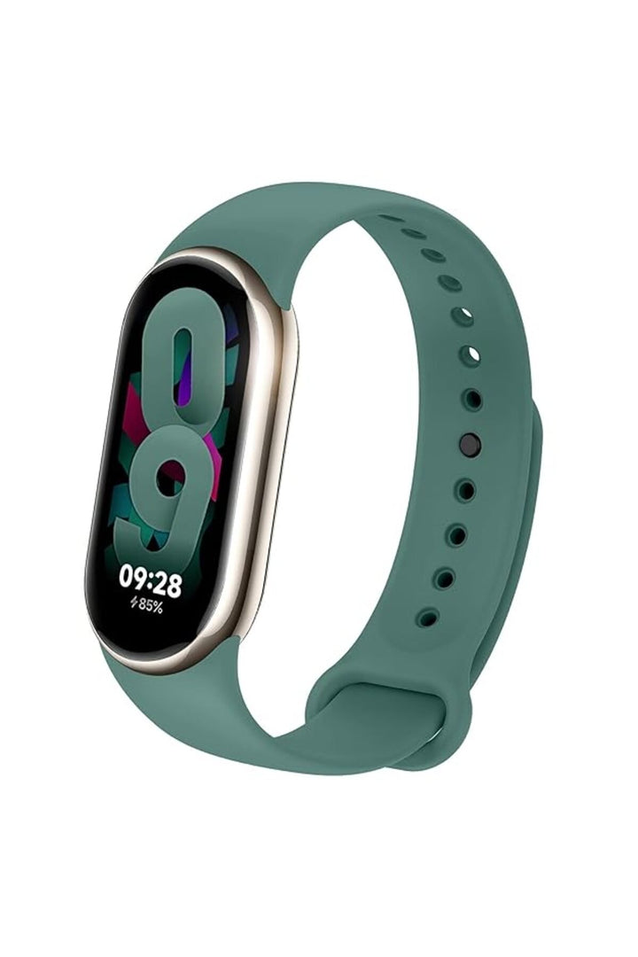 Xiaomi Mi Band 8 Uyumlu Kordon Liquid Silikon Ayarlanabilir Renkli Lekelere Dayanıklı Lansman Kordon