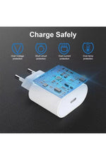 Load image into Gallery viewer, Apple iPhone 20W Hızlı Şarj Özellikli Usb-C Power Güç Adaptör ve Kablo (iPhone 14 - 13 - 12 - 11)