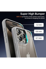 Load image into Gallery viewer, iPhone 15 Pro Max Uyumlu Kılıf Kamera Çevresi Metal Sararmaya Karşı Dayanıklı Koruyucu Silikon Kapak