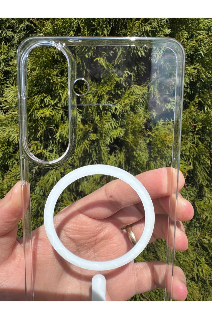 Samsung Galaxy S26 Plus Uyumlu Kılıf İnce Sert Sararmaz Magsafe Kamera Kenar Koruyucu Dayanklı Kapak