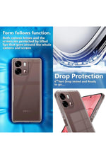 Load image into Gallery viewer, Oppo A6 Pro Uyumlu Kamera Korumalı Kılıf Darbe Önceleyici Şeffaf Transparan Esnek Silikon Kapak