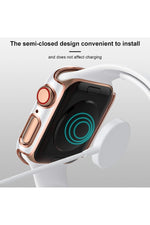 Load image into Gallery viewer, Apple Watch Se 6 5 4 40mm Uyumlu Kılıf Ekran ve Kasa Koruyucu Tam Kaplayan Parlak Watch Kasa Koruma