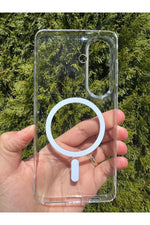 Load image into Gallery viewer, Samsung Galaxy S26 Uyumlu Kılıf İnce Sert Sararmaz Magsafe Kamera Kenar Koruyucu Dayanıklı Kapak