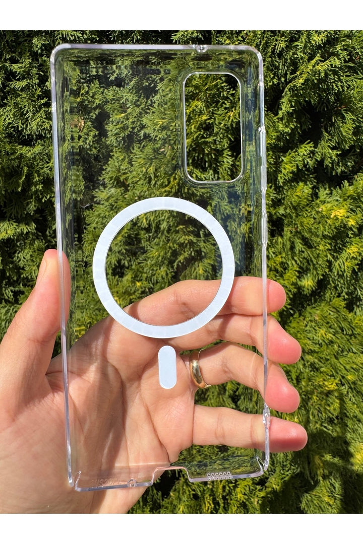 Samsung Galaxy S20 Fe Uyumlu Kılıf Sert Sararmaz Magsafe Kamera Korumalı Koruyucu Dayanıklı Kapak