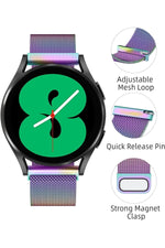 Load image into Gallery viewer, Huawei Watch GT/GT2E/GT2/GT2 Pro/GT3/GT3 Pro/GT4 46mm Uyumlu Kordon Mıknatıslı Parlak İnce Metal