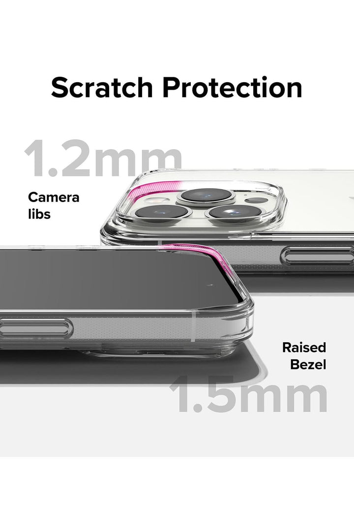 iPhone 15 Pro Uyumlu Kamera Çıkıntılı Korumalı Darbe Önleyici Şeffaf Esnek Renksiz Silikon Kapak