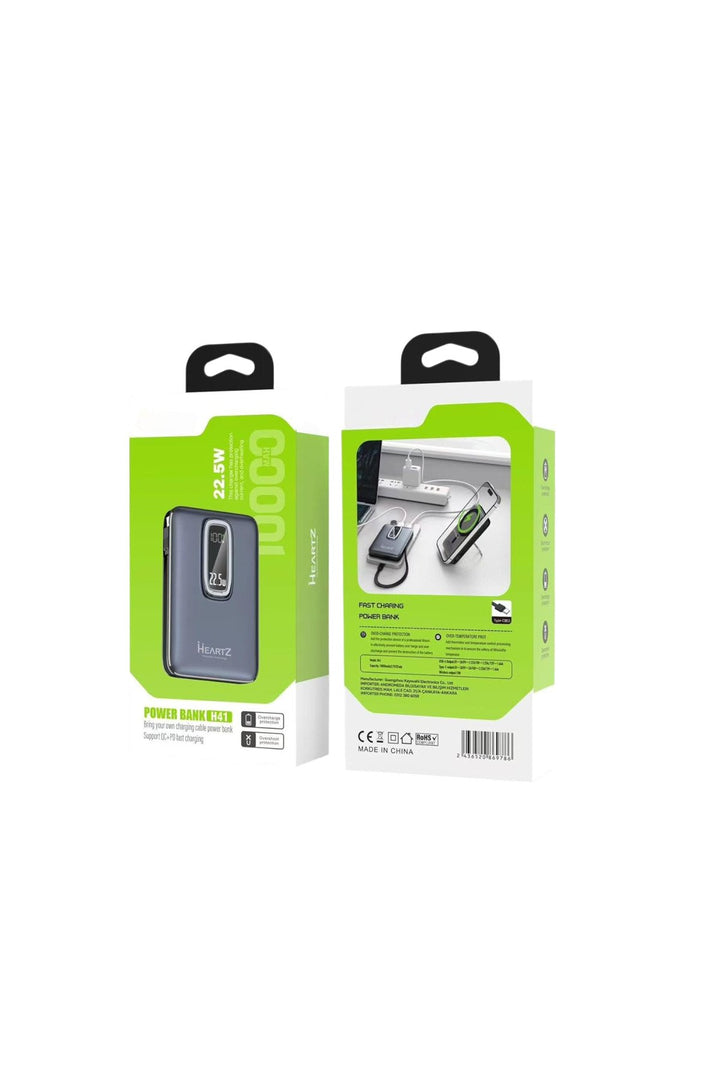 iPhone 11/12/13/14/15/16 Plus/17 Pro Max Uyumlu Magsafe Powerbank Standl Hızlı Şarj Type-C USB QC PD