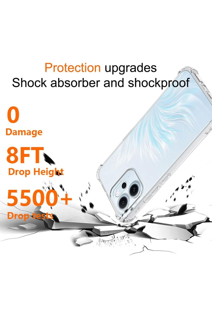 Oppo Reno 14F/14FS Uyumlu Kamera Korumalı Kılıf Darbe Önleme Şeffaf Transparan Esnek Silikon Kapak