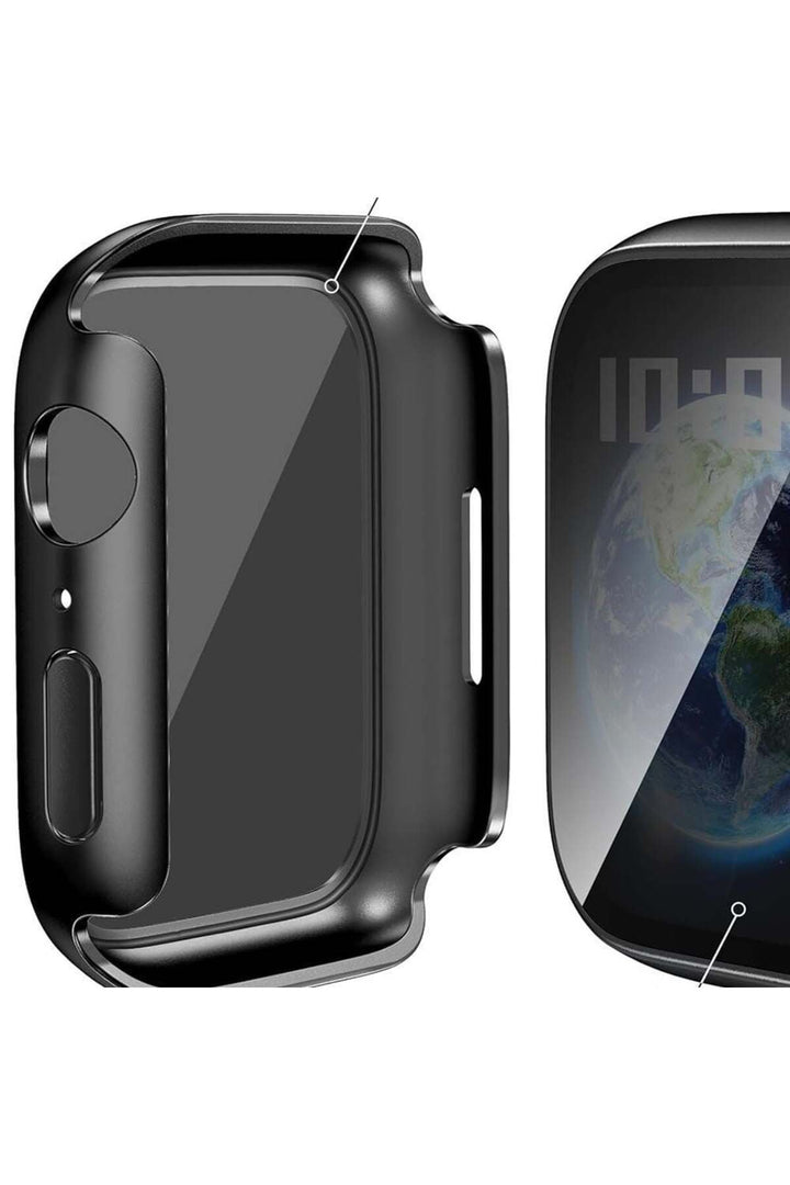 Apple Watch 40mm Uyumlu Kılıf Ekran ve Kasa Koruma Hayalet/Privacy Gizlilik Özellikli Kasa Koruyucu