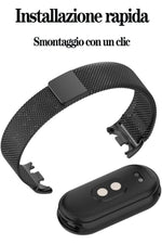 Load image into Gallery viewer, Xiaomi Mi Band 8 Uyumlu Kordon Ayarlanabilir Mıknatıslı Metal Hasır Manyetik Paslanmaz Kordon