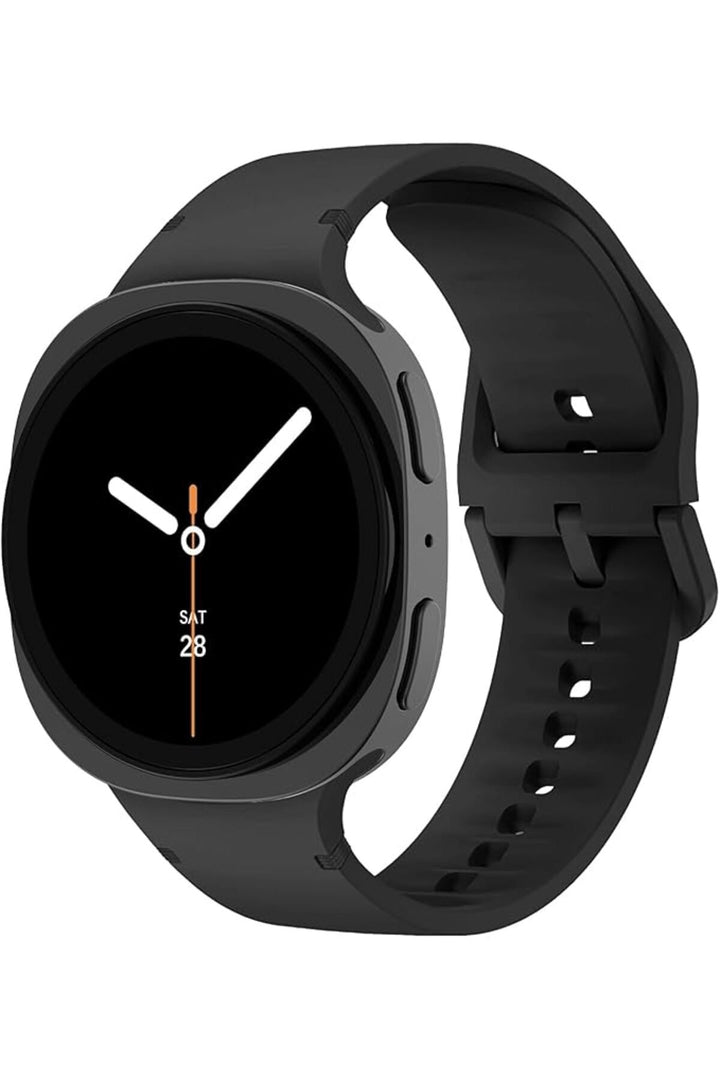 Samsung Galaxy Watch 8 40mm/44mm/Classic 46mm Uyumlu Kordon Liquid Same Leke Tutmayan Silikon Kordon