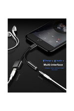 Load image into Gallery viewer, Apple iPhone 14 13 12 11 X 8 7 Uyumlu Kulaklık Çevirici Lightning Dönüştürücü Bluetooth Gerektirmez