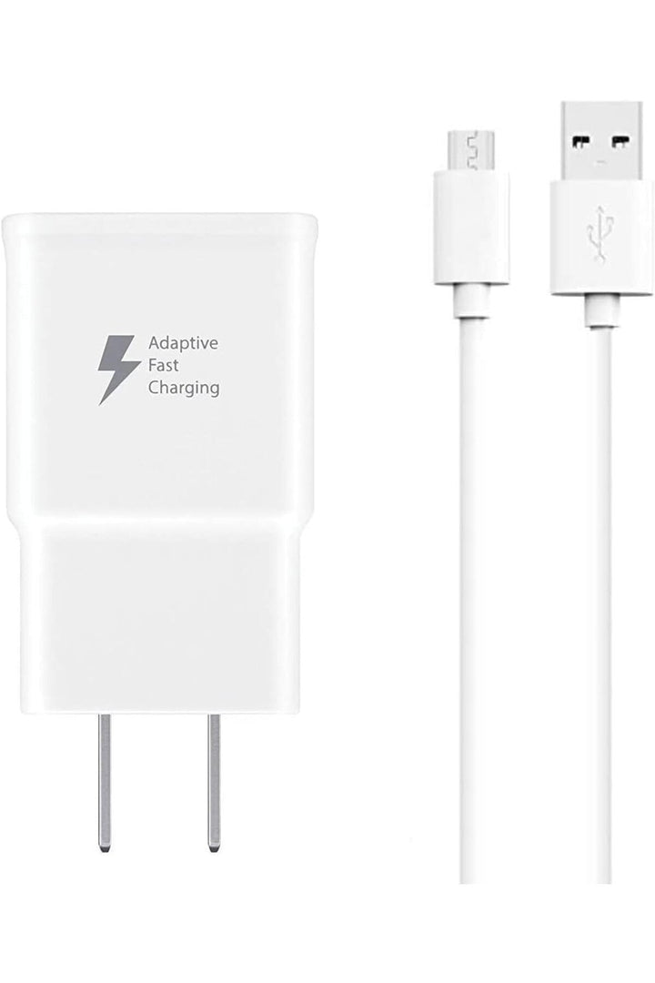 Samsung Galaxy S7/S6/Note4/S4/S3/J7/J5/J3/A7/A5/C/Prime Uyumlu 2.4A Micro USB Hızlı Şarj Cihazı Seti