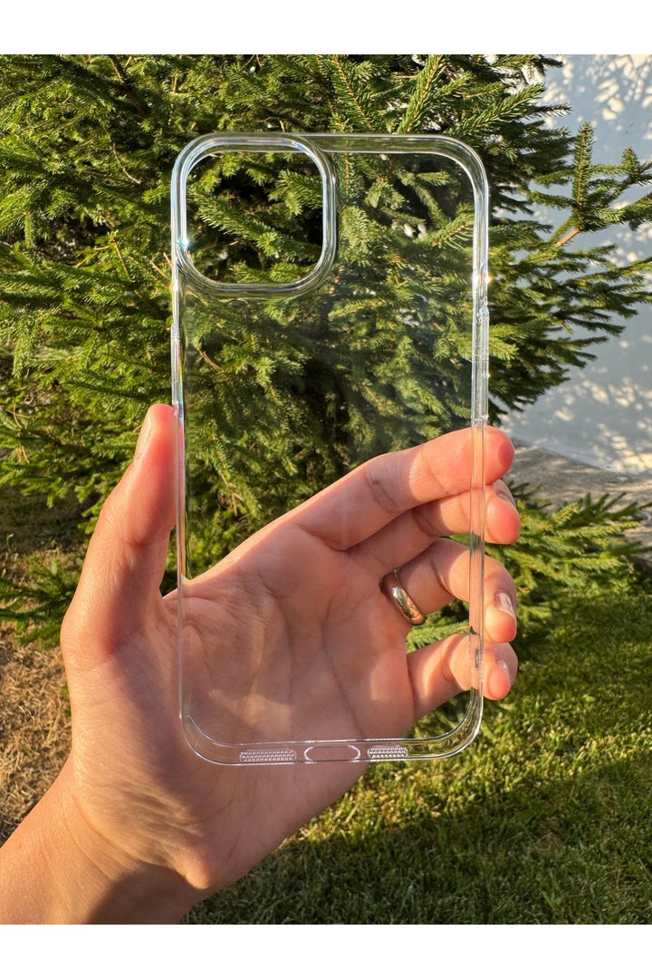 iPhone 13/14 Uyumlu Kılıf Sert Sararmaz Kamera Koruma Çevresi Yükseltilmiş Koruyucu Dayanıklı Kapak