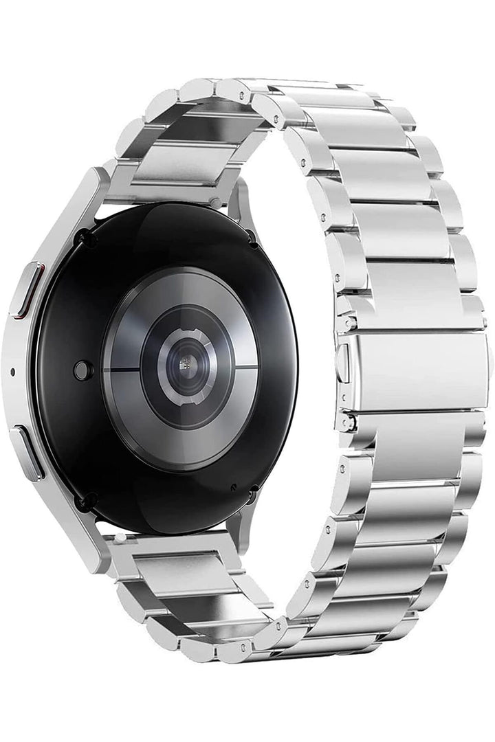 Huawei Watch GT2E/GT2/GT2 Pro/GT3/GT3 Pro/GT4 46mm Uyumlu Kordon Ayarlanablir Paslanmaz Parlak Metal