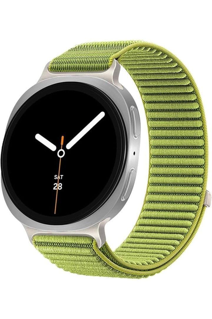Samsung Galaxy Watch 8 40mm/44mm/Classic 46mm Uyumlu Sport Kumaş Ayarlanabilir Cırt Cırtlı Kordon