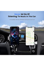 Load image into Gallery viewer, iPhone Uyumlu Aux Kablosu Lightning To 3.5mm Jack Çevirici Dönüştürücü Beyaz Bluetooth Gerektirmez