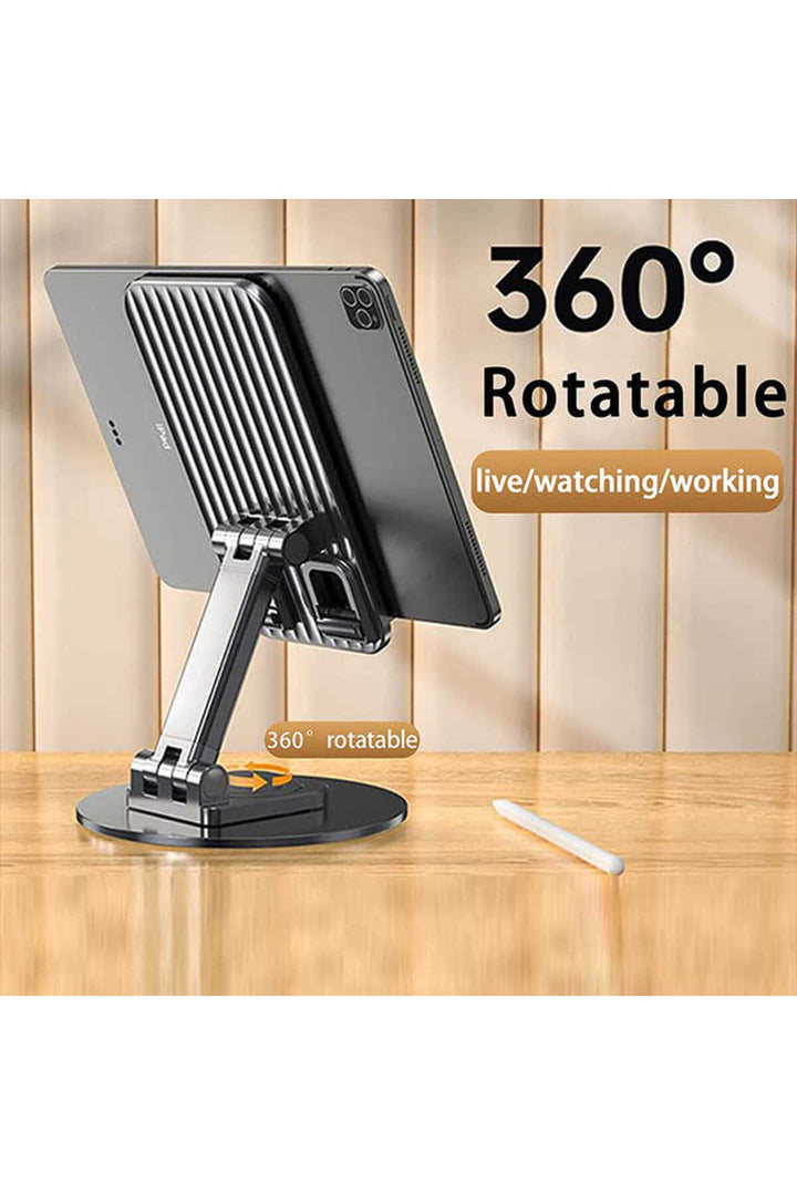 Yüksek Kaliteli Katlanabilir 360 Dönebilen Ayarlanabilir Telefon Tutucu Masa Üstü Tablet Standı