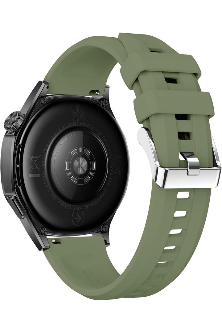 Huawei Watch Gt2e/GT2/GT2 Pro/GT3/GT3 Pro/GT4/GT5/GT6 46mm Yeşil Kumaş Ayarlanabilir Lansman Kordon