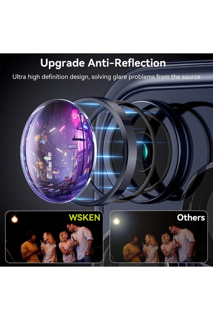 İphone 15 Pro/iphone 15 Pro Max Uyumlu Kamera Lens Koruyucu Dayanıklı Renkli Metal Temperli Cam