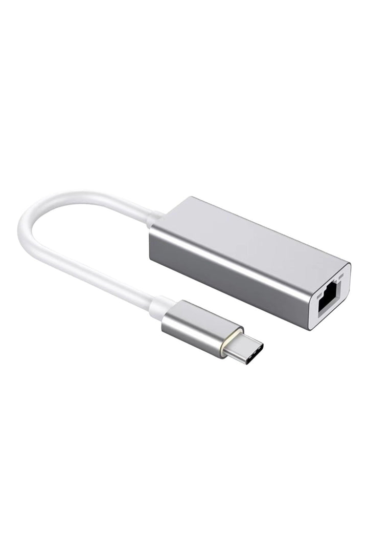 Notebook/Laptop/Macbook Uyumlu Type-C To Ethernet RJ45 Çevirici USB-C To LAN 100 Mbps Dönüştürücü