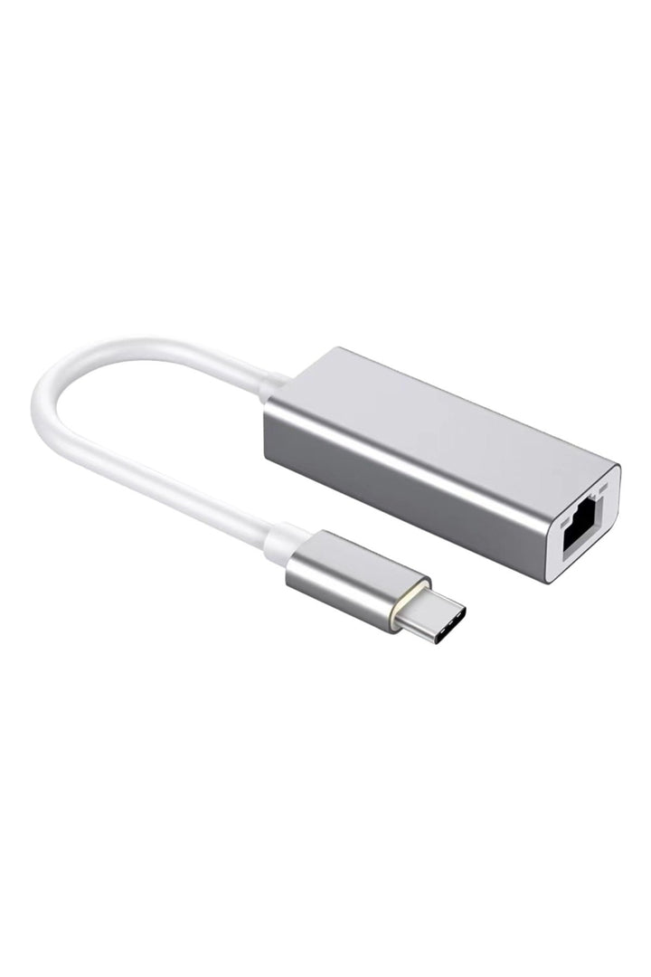 Notebook/Laptop/Macbook Uyumlu Type-C To Ethernet RJ45 Çevirici USB-C To LAN 100 Mbps Dönüştürücü