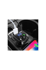 Load image into Gallery viewer, Araç Fm Transmitter 5.0 Bluetooth Araç Kiti Usb Mp3 Sd Kart Flash Için Uygun Çakmaklık Girişli