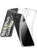 Load image into Gallery viewer, Samsung Galaxy S24 Plus/S25 Plus Uyumlu Kılıf Kamera Korumalı Dayanıklı Şeffaf Esnek Renksiz Silikon