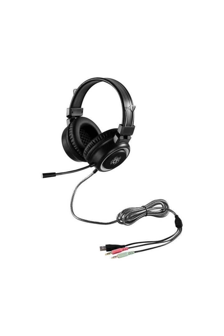 Kulak Üstü Oyuncu Kulaklık RGB Aydınlatmalı Gaming Ayarlanabilir USB 3.5mm Jack Mikrofonlu Kulaklık