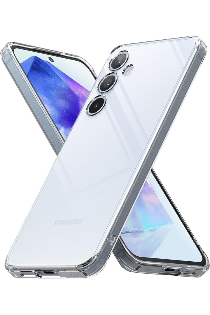 Samsung Galaxy S24 Fe Uyumlu Kılıf 3D Kamera Koruma Darbe Önleyici Şeffaf Esnek Silikon Kapak