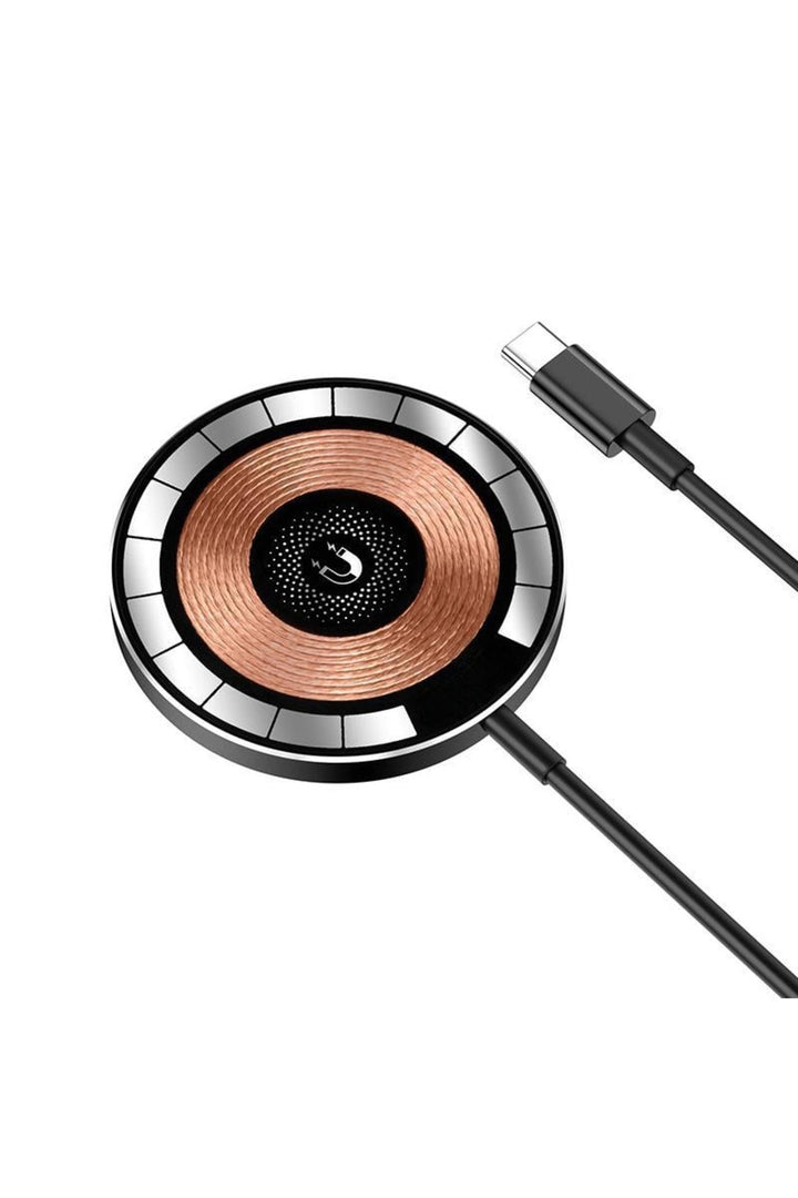 iPhone 11/12/13/14/15/16 Plus/17 Pro Max Uyumlu Magsafe Şarj Manyetik Kablosuz Hızlı Şarj Type-C QC