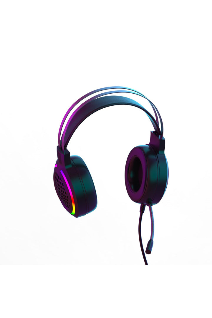 Kulaküstü Oyuncu Kulaklık RGB Led Işıklı Gaming Ayarlanabilir USB 3.5mm Jack Mikrofonlu PC/PS/X-Box