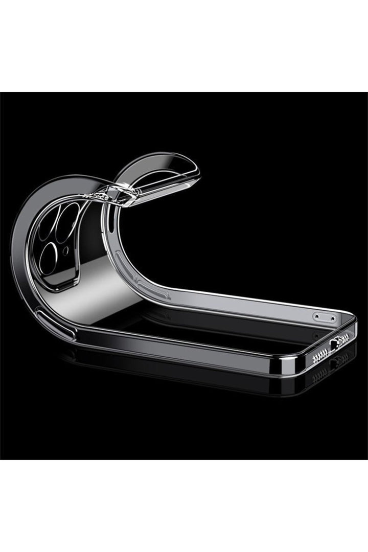Xiaomi Redmi 12C Uyumlu Kılıf 3D Kamera Korumalı Darbe Önleyici Şeffaf Transparan Esnek Silikon