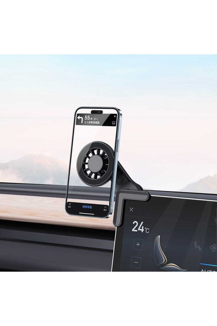 iPhone 13/14/15/16/17 Pro Max Uyumlu Magsafe Ekran İÇin Ayarlanabilr Tesla/BYD/Chery Telefon Tutucu