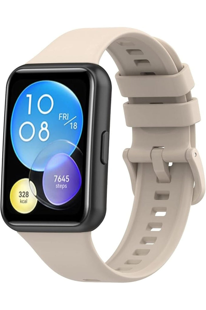 Huawei Watch Fit2 Uyumlu Kordon Liquid Silikon Ayarlanabilir Renkli Lansman Kordon