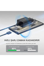 Load image into Gallery viewer, Samsung Galaxy S22/S23/24 Fe/S24 Plus/S25 Ultra Uyumlu Hızlı Şarj Aleti 25W USB-C Type-C Şarj Cihazı