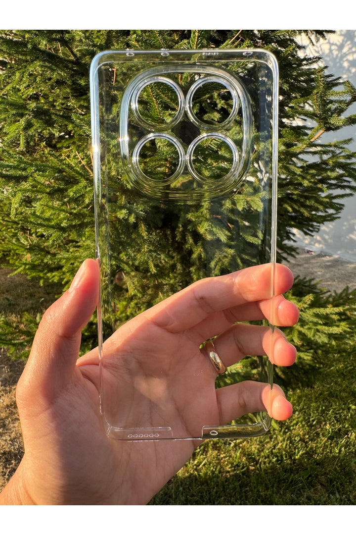 Xiaomi Redmi Note 14 Pro Plus Uyumlu Kılıf Sert Sararmaz Kamera Korumalı Dayanıklı Koruyucu Kapak