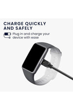 Load image into Gallery viewer, Huawei Band 6/6 Pro/7 Uyumlu Şarj Kablosu Siyah Renk Usb Şarj Aleti Kablosu Şarj Cihazı Kablosu