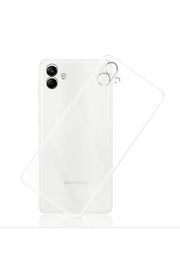 Samsung Galaxy A05 Uyumlu Kılıf 3D Kamera Korumalı Darbe Önleyici Şeffaf Transparan Esnek Silikon