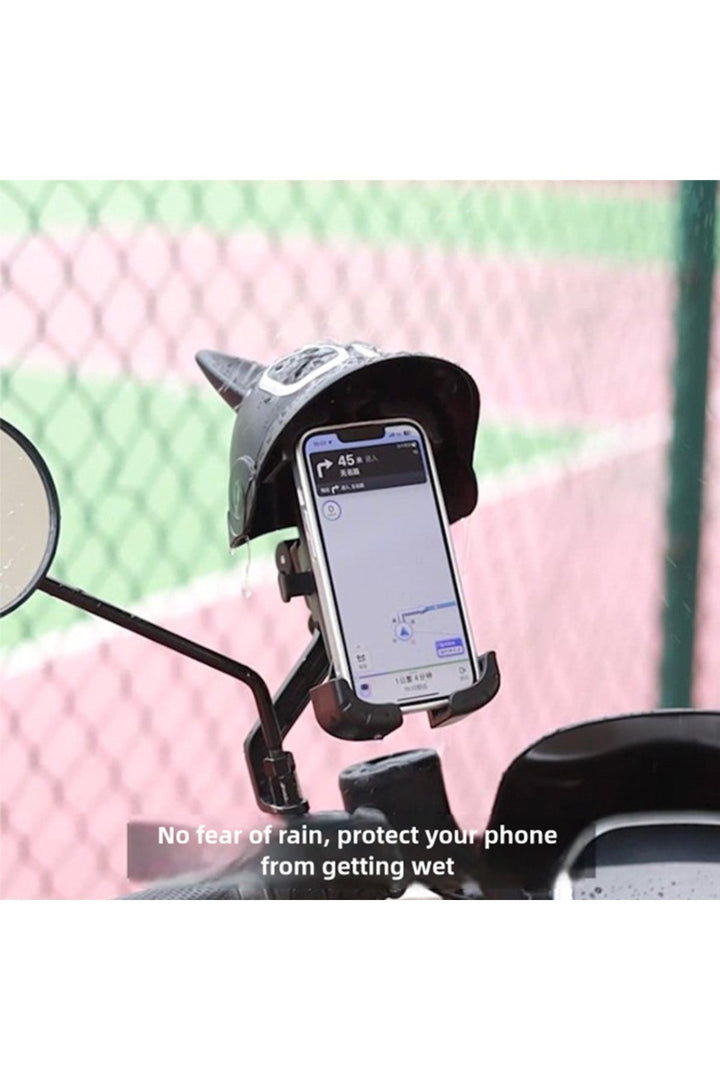 Motosiklet/Bisiklet/Scooter Uyumlu Telefon Tutucu Ayarlanabilir Gidon için Yağmur/Yağış Korumalı