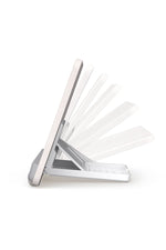 Load image into Gallery viewer, Bileklik Destekli Yükseltilebilir/Ayarlanabilir Notebook/Tablet/iPad/Macbook Uyumlu Ahşap Stand