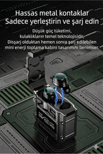 Load image into Gallery viewer, Bluetooth Oyun Kulaklığı Mecha Ledli Kablosuz Game Kulaklık Yüksek Bass ENC Oyun Modlu Dijital