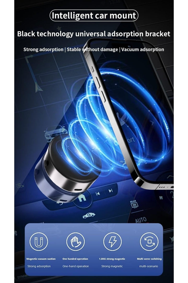 iPhone 12-13-14-15-16 Plus-16-17 Pro Max Uyumlu Elektronik Vakumlu Magsafe Mıknatıs Telefon Tutucu