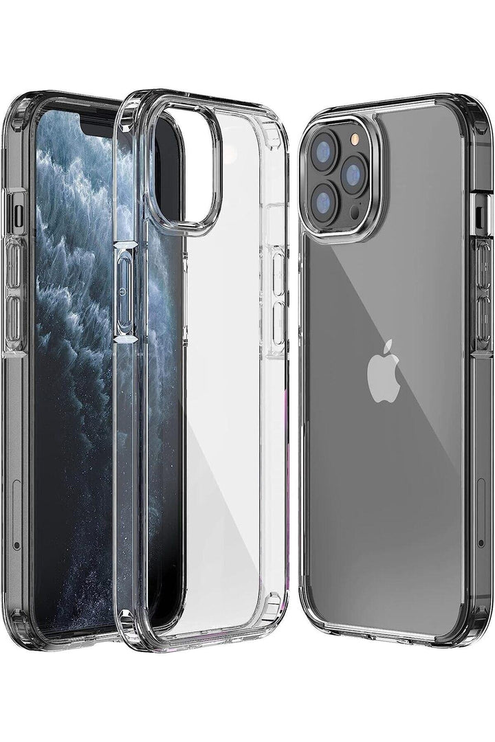 iPhone 11 Pro Max Uyumlu Kılıf Darbelere Dayanıklı Ultra ince Şeffaf Renksiz Esnek Silikon