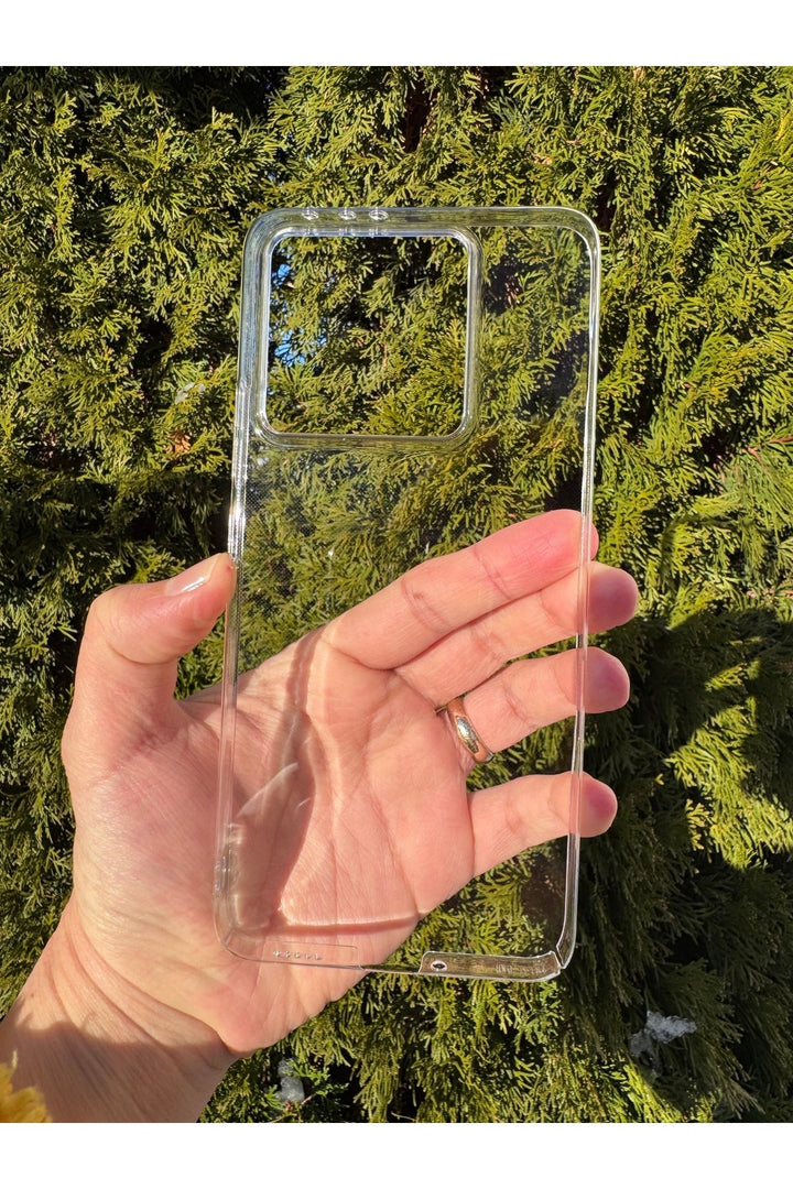 Xiaomi Mi 14T Uyumlu Kılıf İnce Sert Sararmaz Kamera Kenarı Koruyucu Dayanıklı Kapak